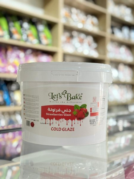 ديكور جل فراولة